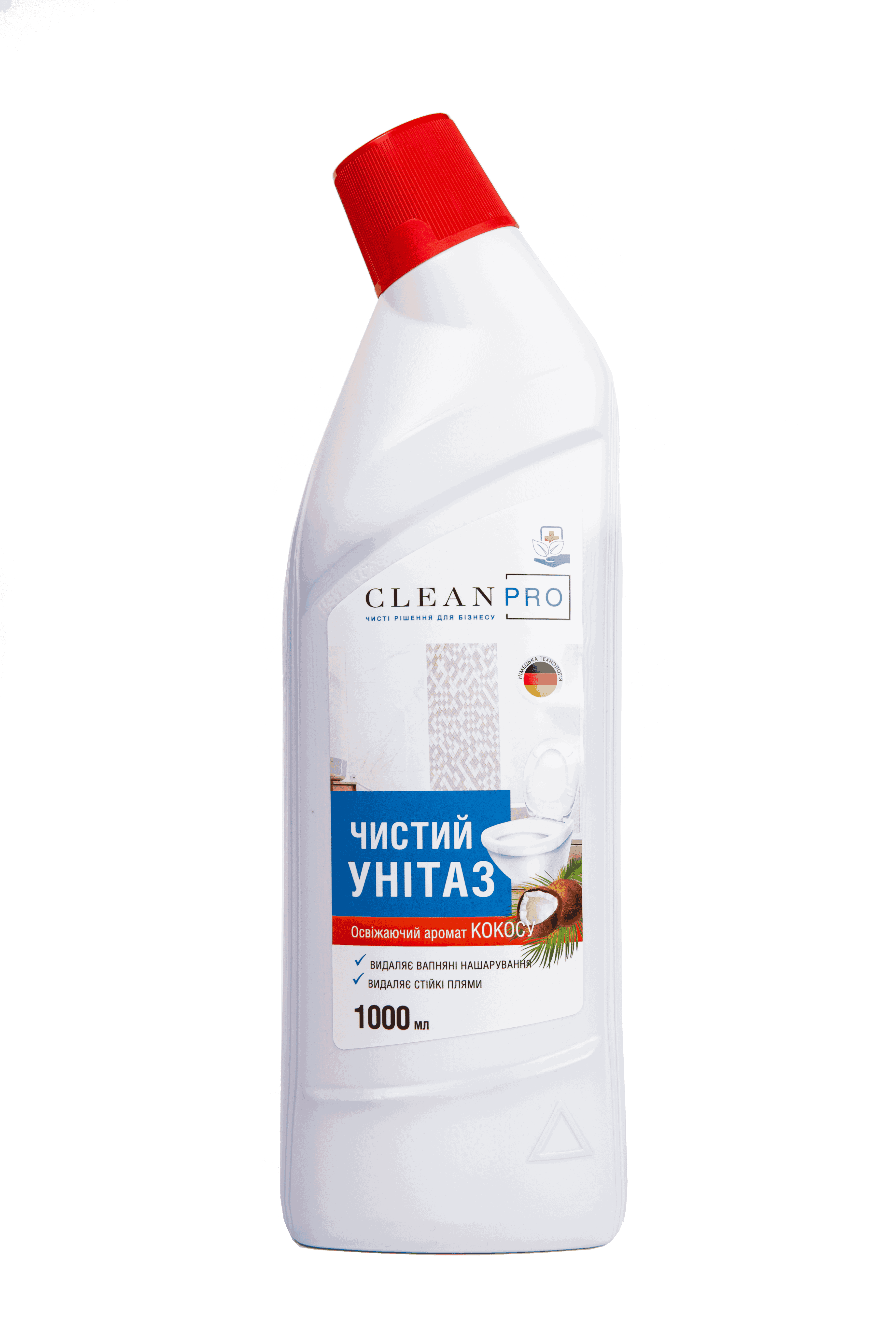 Засіб чистячий для унітазів CLEAN PRO 1 л. (4820257390091)